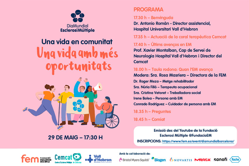 Programa Dia Mundial de la Esclerosis Múltiple Barcelona.