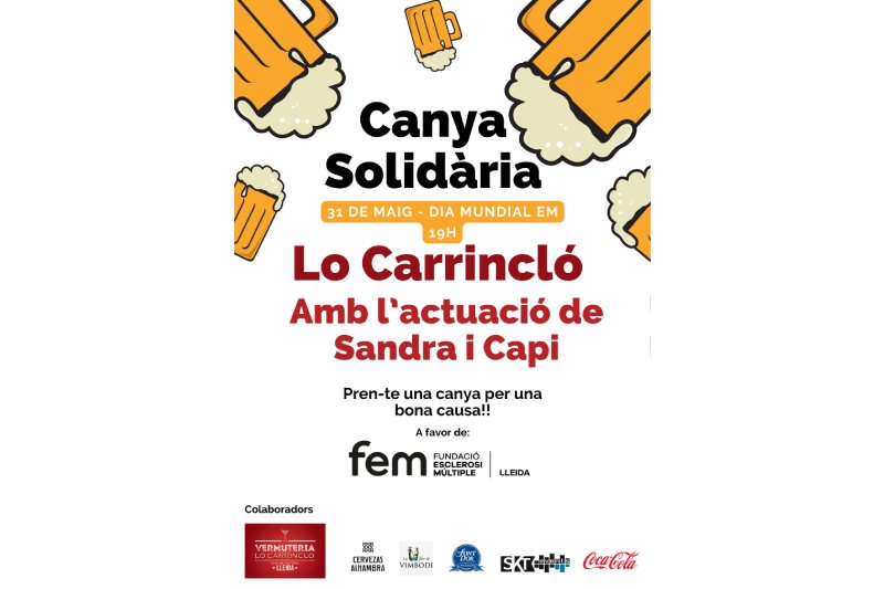Canya solidària amb l'EM a Lleida